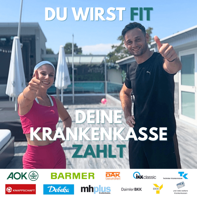 Krankenkasse zahlt Fitnesskurs mit Nico und Viki